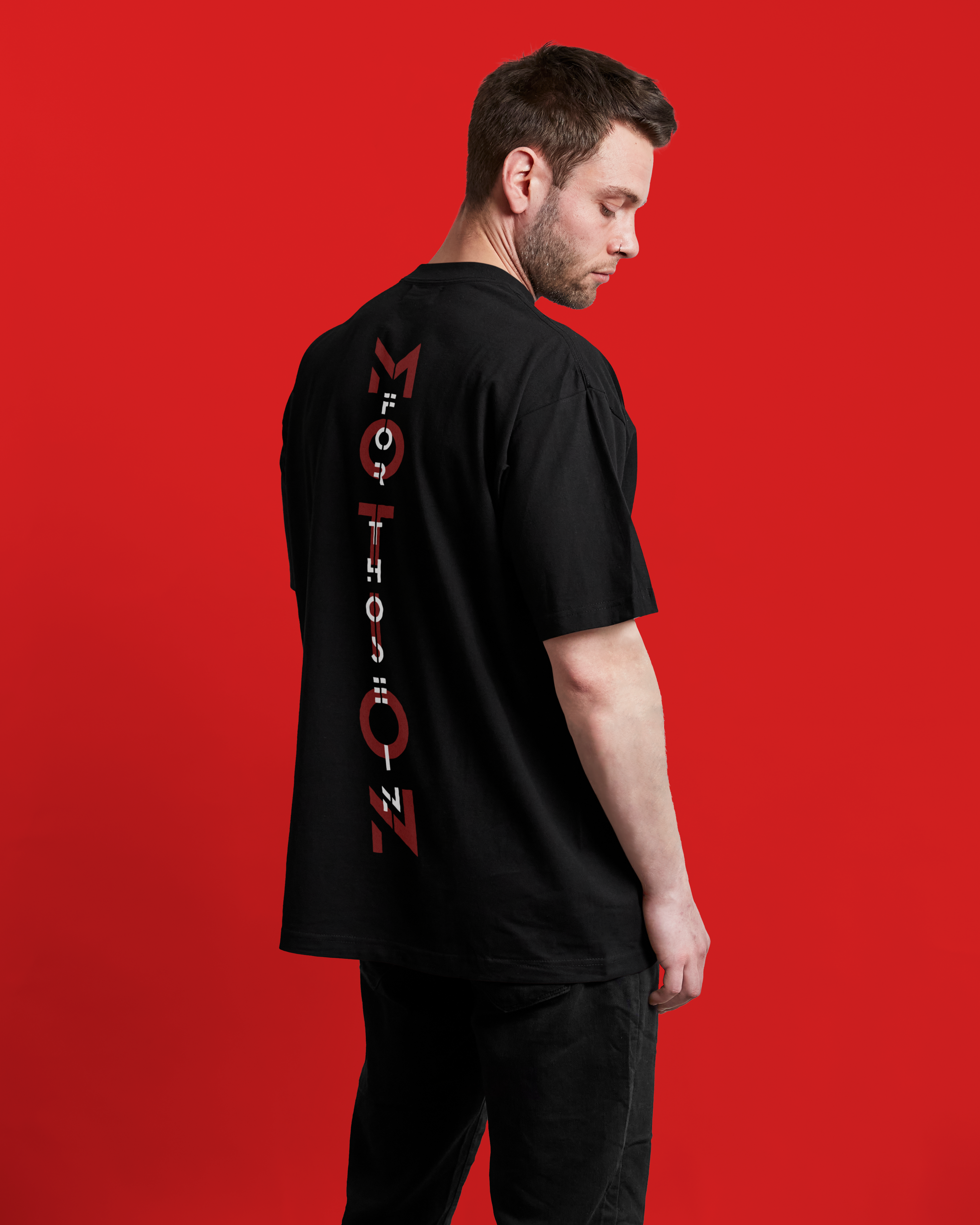 ASTO Black Oversize T-Shirt