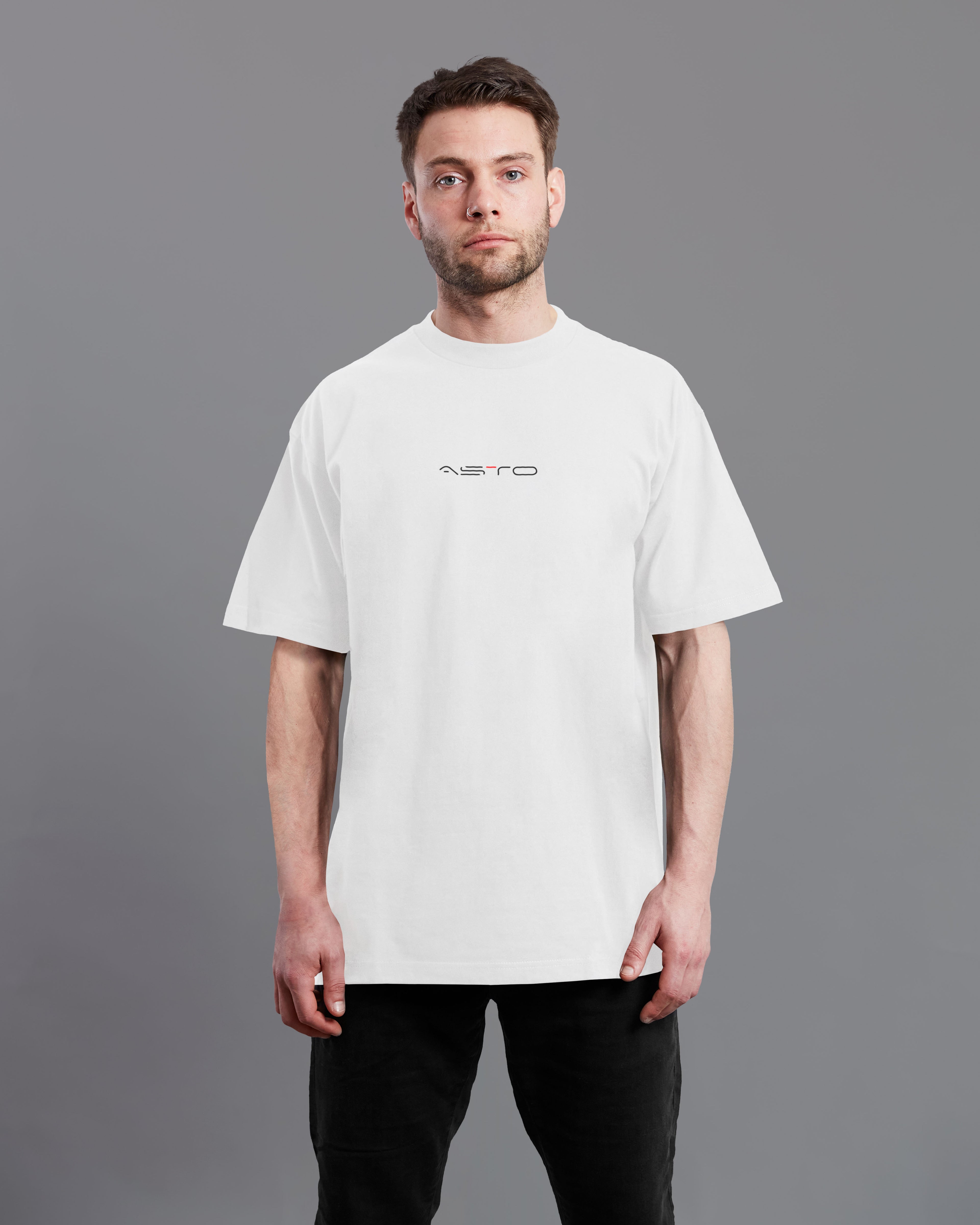 ASTO White Oversize T-Shirt