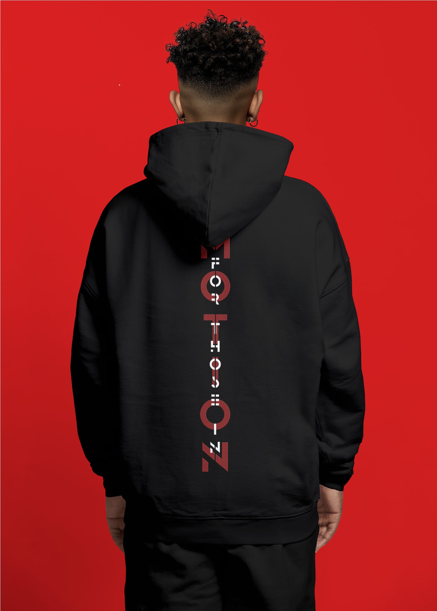 ASTO Black Heavyweight Hoodie - Hidden Pocket