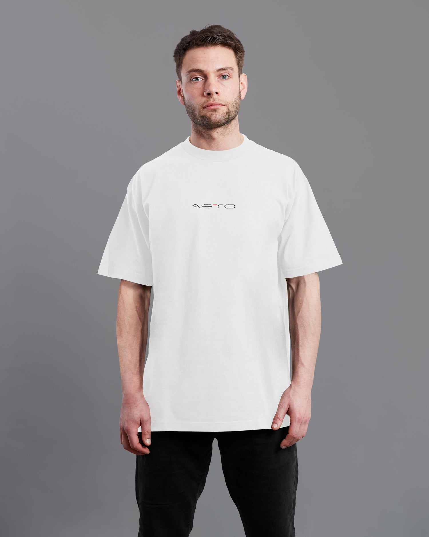 ASTO White Oversize T-Shirt