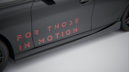 BMW G20 M340i (Pre+LCI) - Carbon Fiber Side Skirt - V2