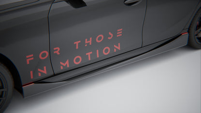 BMW G20 M340i (Pre+LCI) - Carbon Fiber Side Skirt - V1