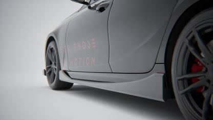 BMW G20 M340i (Pre+LCI) - Carbon Fiber Side Skirt - V1