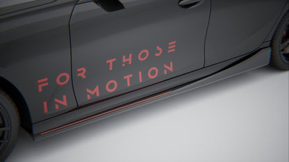 BMW G20 M340i (Pre+LCI) - Carbon Fiber Side Skirt - V2