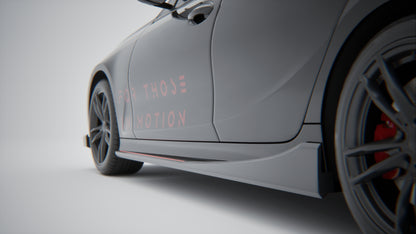 BMW G20 M340i (Pre+LCI) - Carbon Fiber Side Skirt - V2