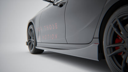 BMW G20 M340i (Pre+LCI) - Carbon Fiber Side Skirt - V2