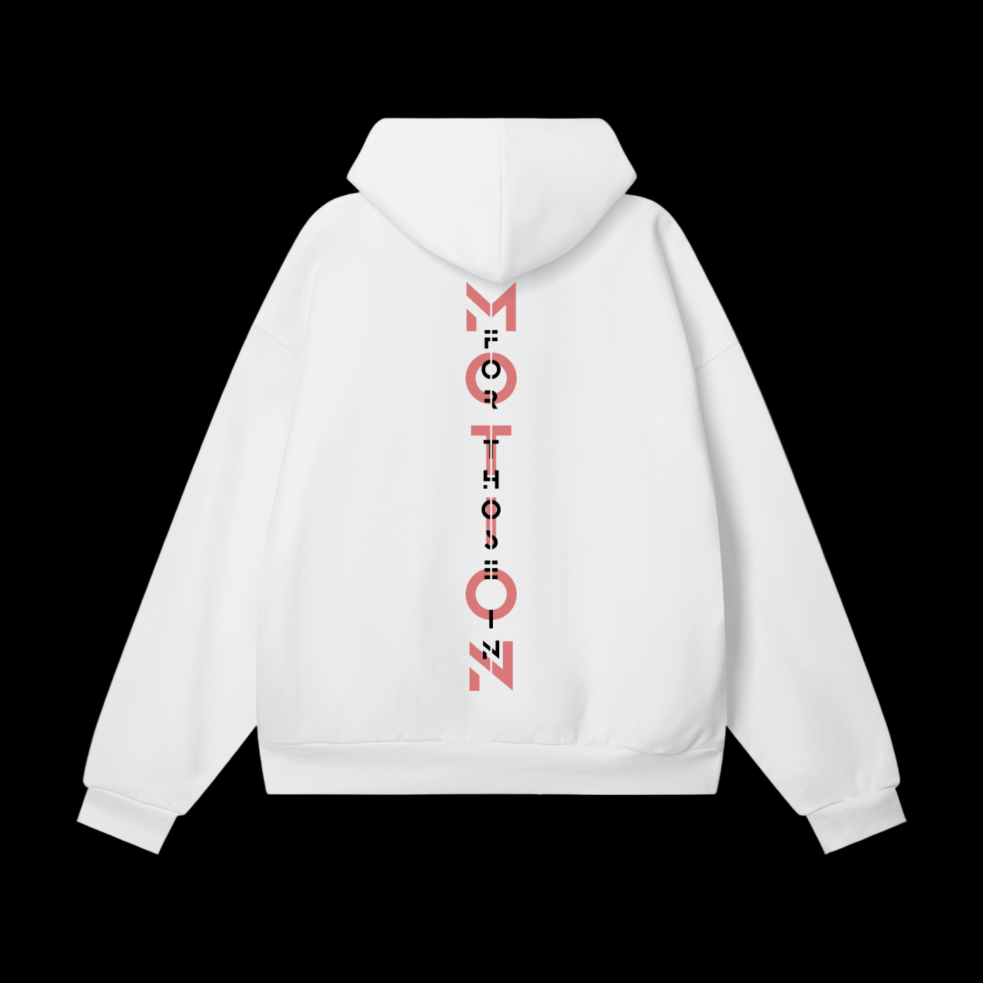 ASTO White Heavyweight Hoodie - Hidden Pocket